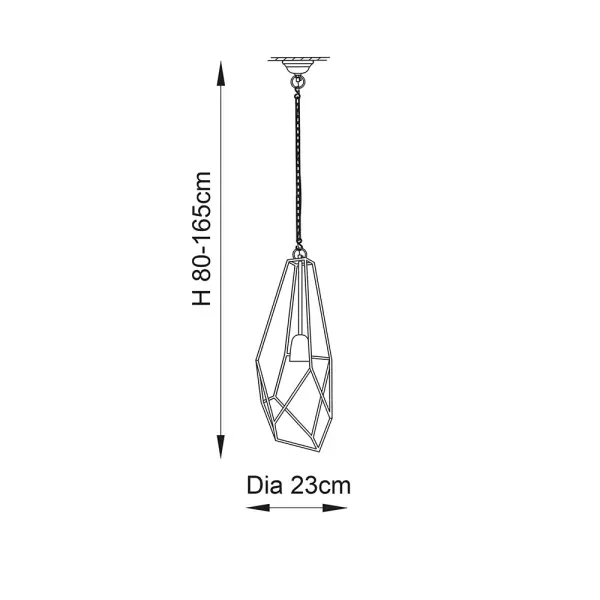 Avery 1 Light Pendant 40W