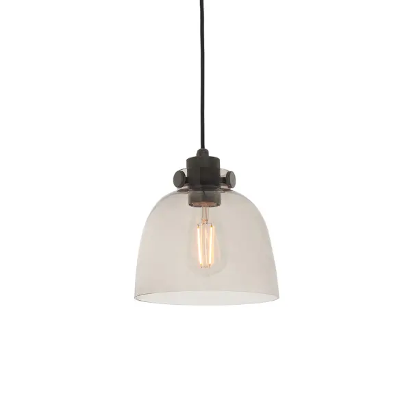 Urban Smoked Grey Tinted Glass Pendant