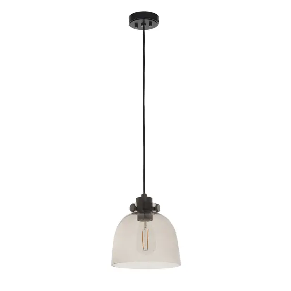 Urban Smoked Grey Tinted Glass Pendant