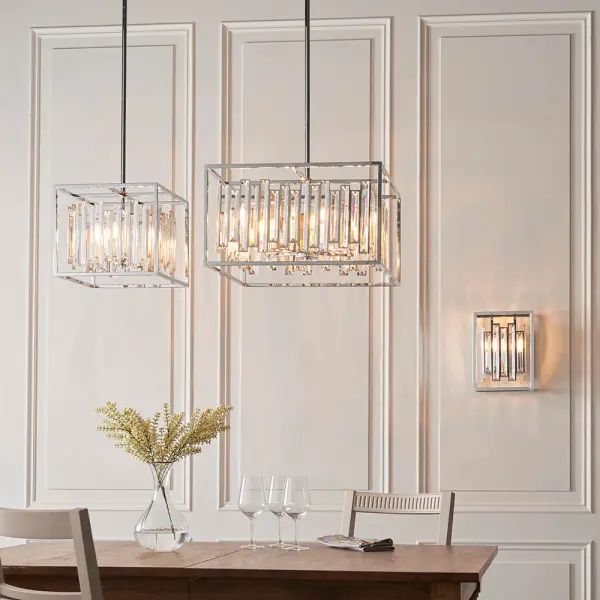 Acadia 4 Light Crystal Pendant