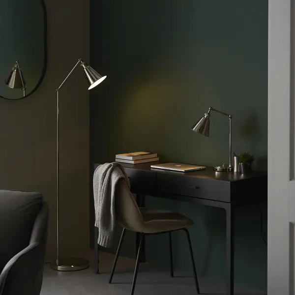 Hal Nickel Floor Lamp