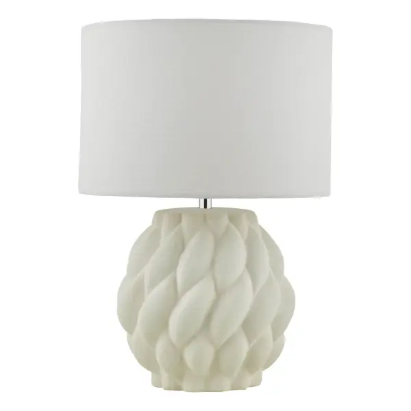 Idonia Table Lamp C/W White Linen Shade