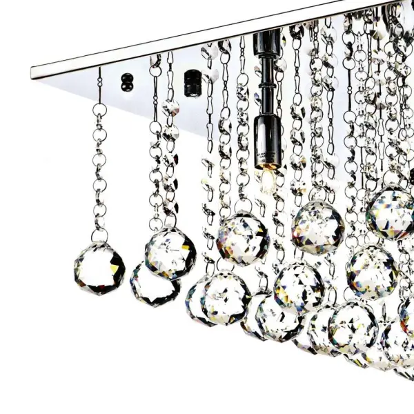 Abacus 5 Light Polished Chrome Flush Fitting