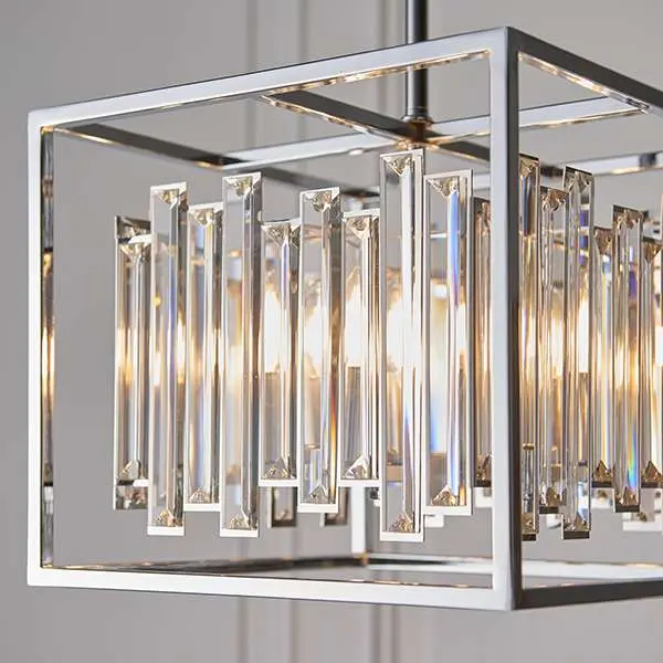 Acadia 4 Light Crystal Pendant