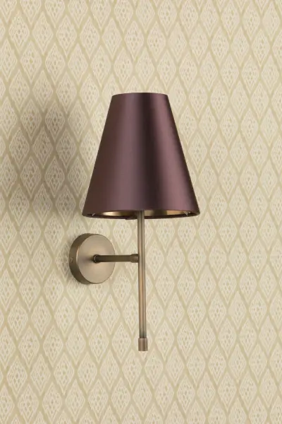 Aix Antique Brass Wall Light Bracket Only