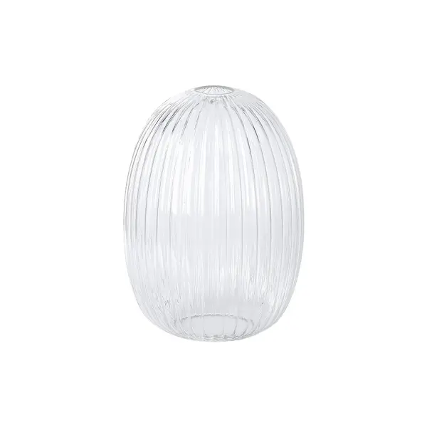 Meel 20cm Almond Clear Glass Shade
