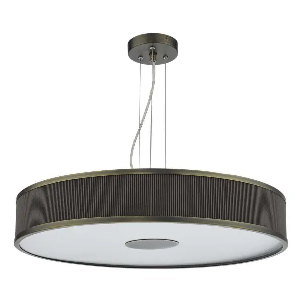 Alvaro 6 Light Pendant in Antique Bronze C/W Mushroom Detail