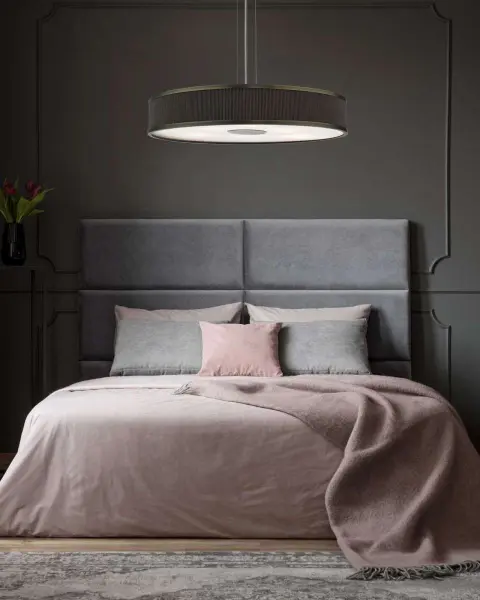 Alvaro 6 Light Pendant in Antique Bronze C/W Mushroom Detail