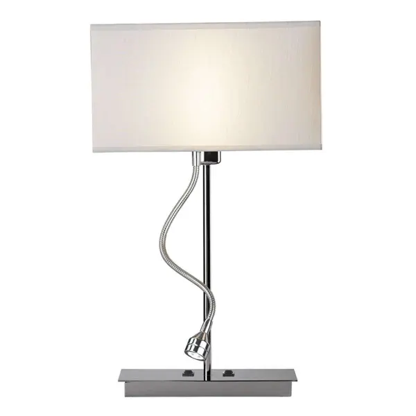 Amalfi 2-Light Polished Chrome Table Lamp Only