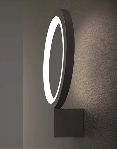 Ansell Visage LED Modern Die Cast Aluminium Wall Light IP65