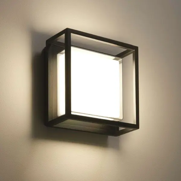 Arlow Outdoor Square Shape Wall Light Cool White IP44