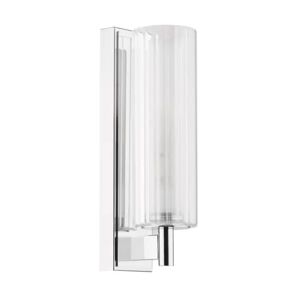 Bevin Polished Chrome Bathroom Wall Light IP44