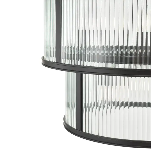 Bianka 6 Light Pendant in Matt Black