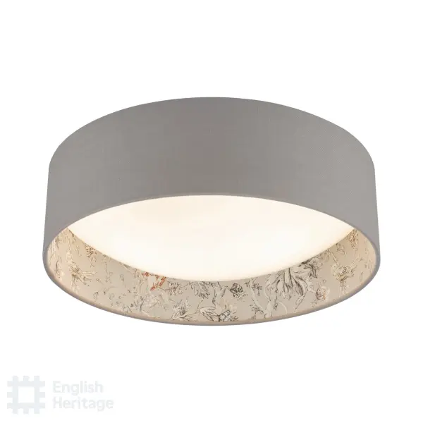 Birch Flush Fitting with Taupe Shade