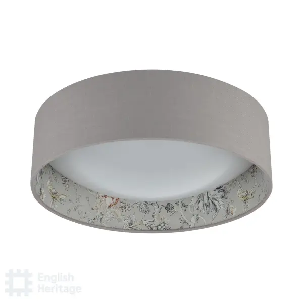 Birch Flush Fitting with Taupe Shade
