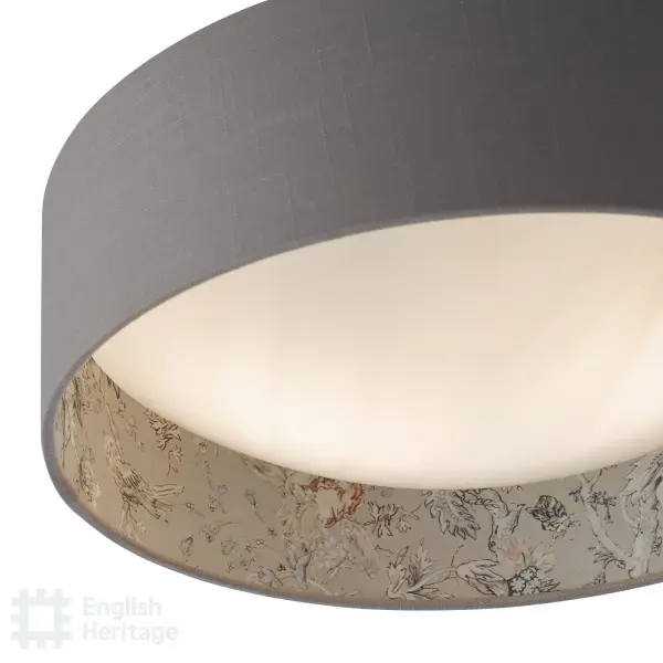 Birch Flush Fitting with Taupe Shade