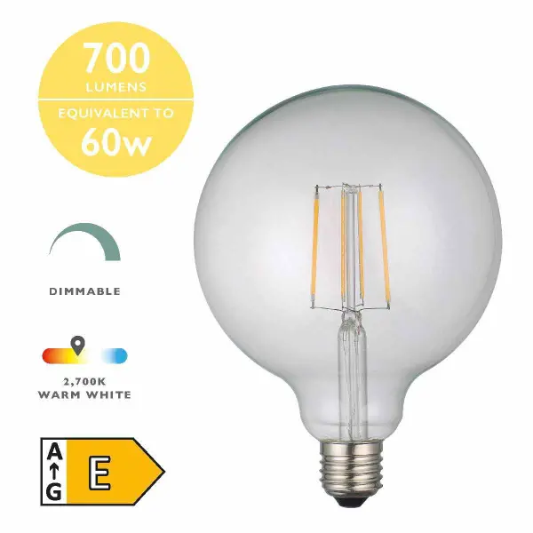 E27 LED Dimmable Large Globe Lamp
