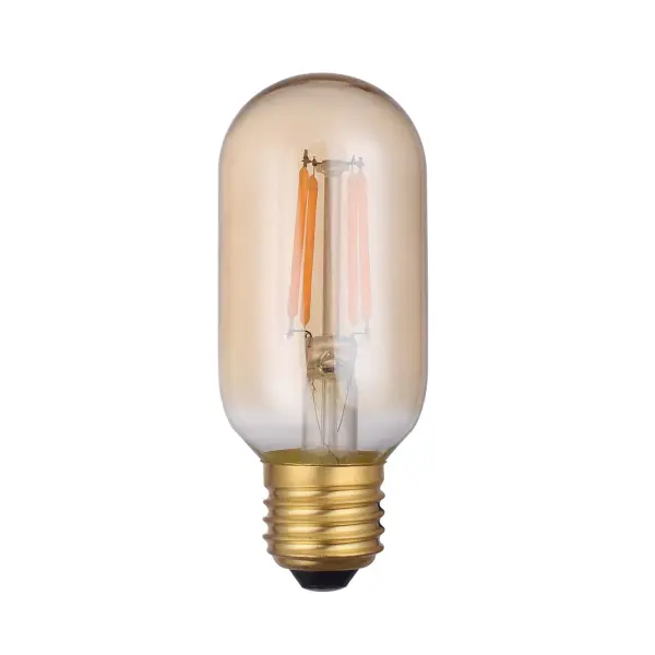 4W E27 Vintage Lamp in Amber Glass 1800K