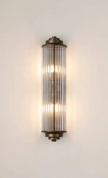 Appeal Small Flush Wall Light in Bronze IP44