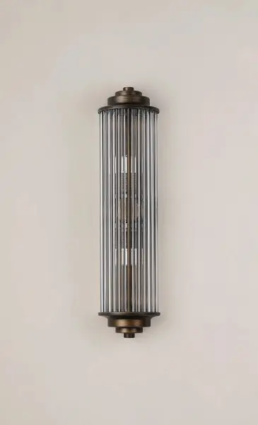 Appeal Small Flush Wall Light in Bronze IP44