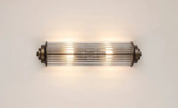 Appeal Small Flush Wall Light in Bronze IP44