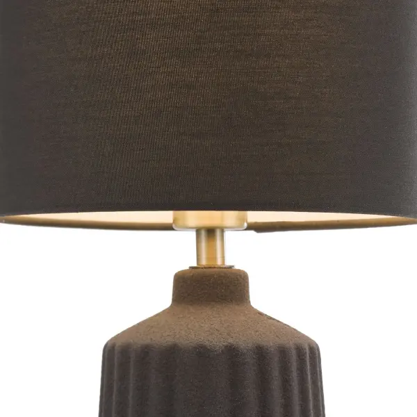 Chloris Small Grey Table Lamp C/W Shade