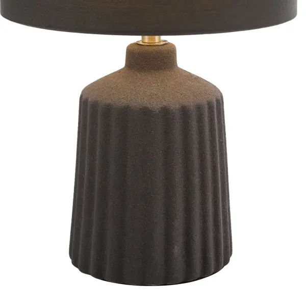 Chloris Small Grey Table Lamp C/W Shade