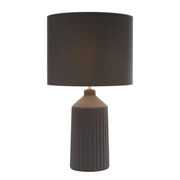 Chloris Large Grey Table Lamp C/W Shade