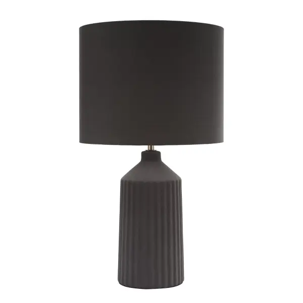 Chloris Large Grey Table Lamp C/W Shade