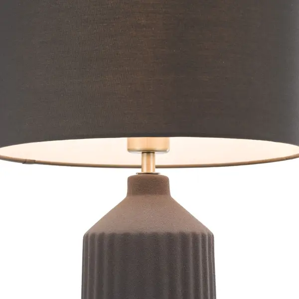 Chloris Large Grey Table Lamp C/W Shade