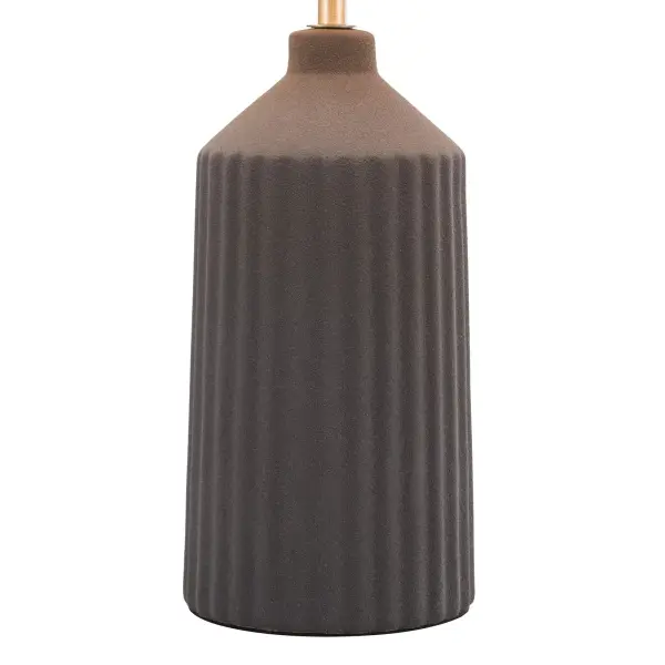Chloris Large Grey Table Lamp C/W Shade