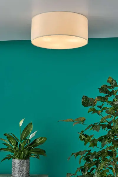 Cierro 3 Light Flush Fitting in Taupe