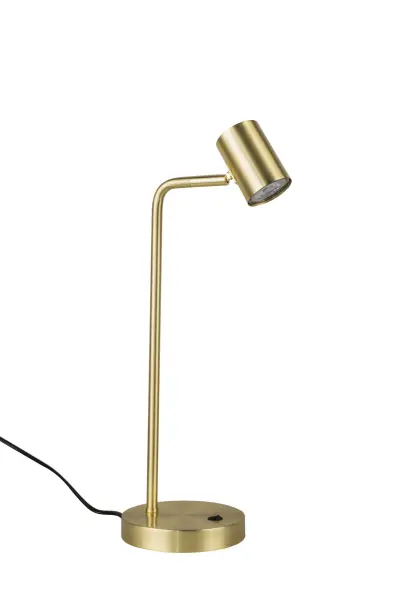Diego Table Lamp in Satin Brass