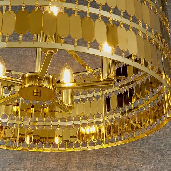 Eldora 5 Light Gold Pendant