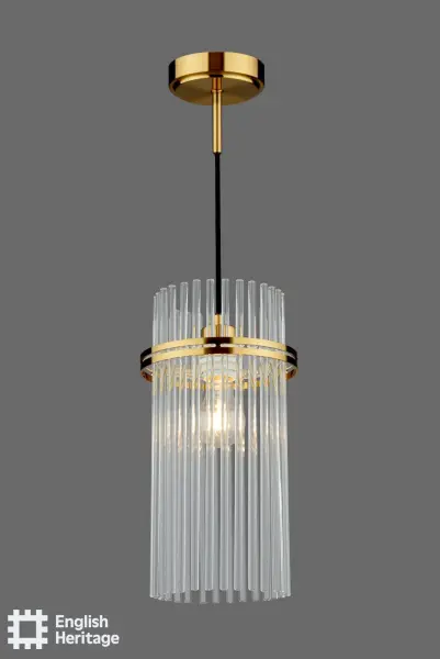 Eltham Antique Gold Single Pendant