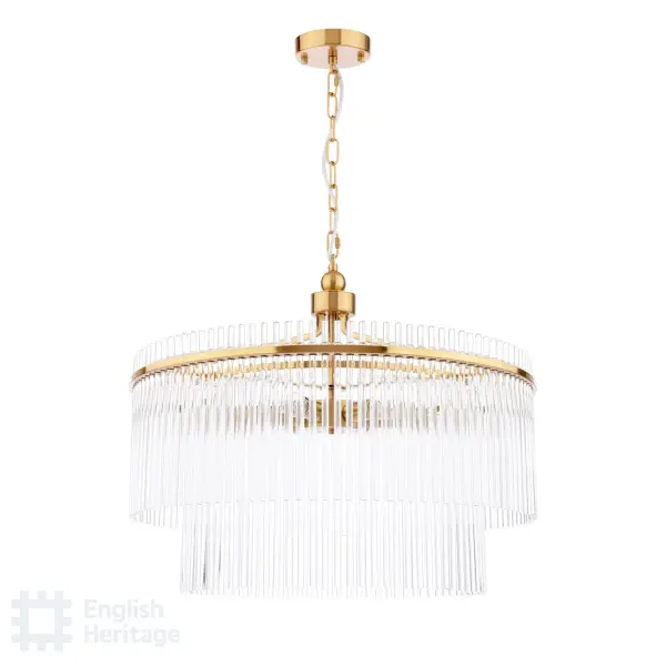 Eltham 6 Light Antique Gold Pendant