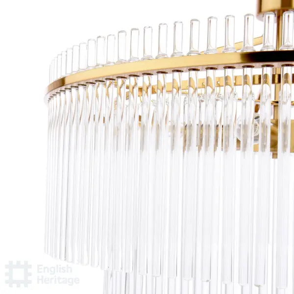 Eltham 6 Light Antique Gold Pendant
