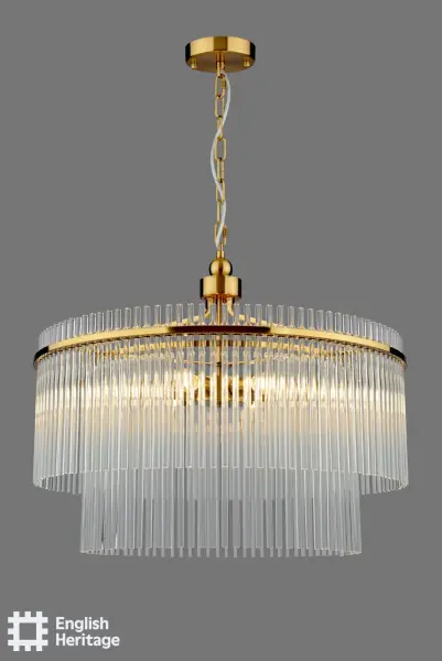 Eltham 6 Light Antique Gold Pendant