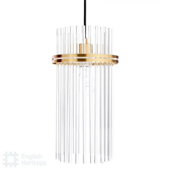 Eltham Antique Gold 3 Light Bar Pendant