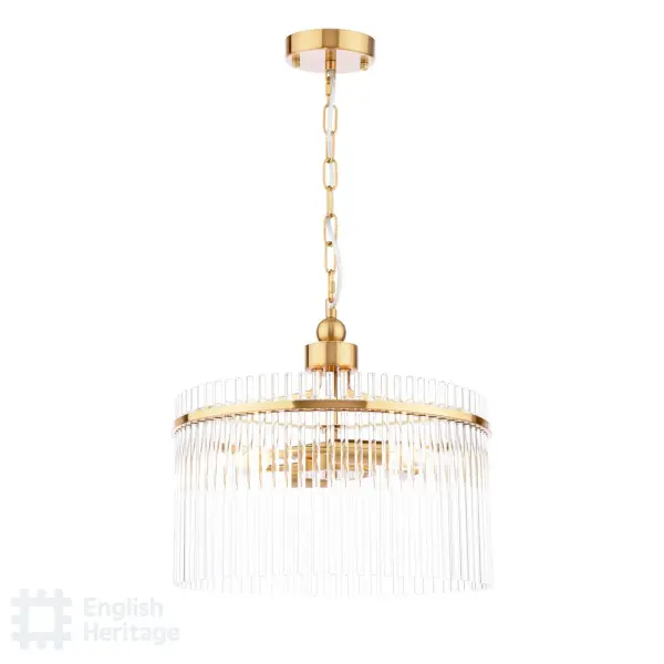 Eltham 4 Light Antique Gold Pendant
