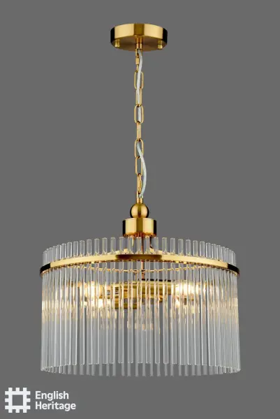 Eltham 4 Light Antique Gold Pendant