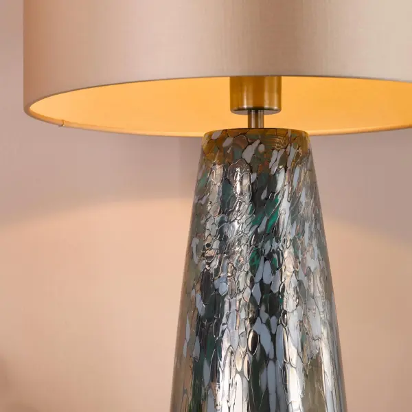 Erdis Blue Art Table Lamp Base Only