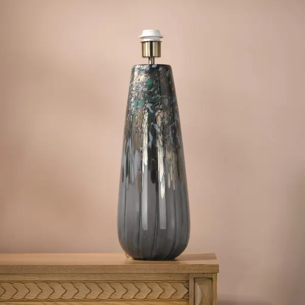 Erdis Blue Art Table Lamp Base Only