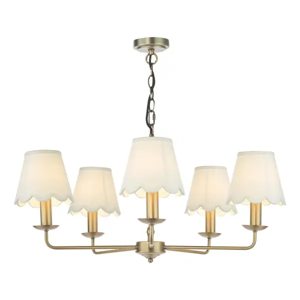 Favian 5 Light Matt Bronze Pendant