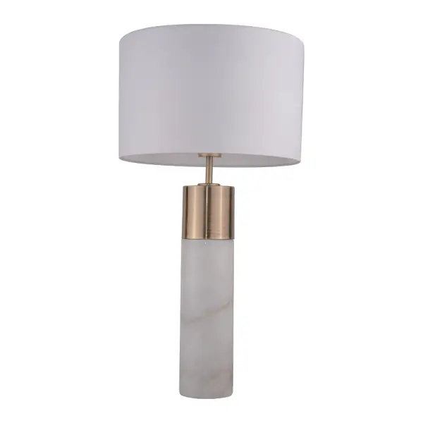 Freya Antique Brass Table Lamp C/W Shade