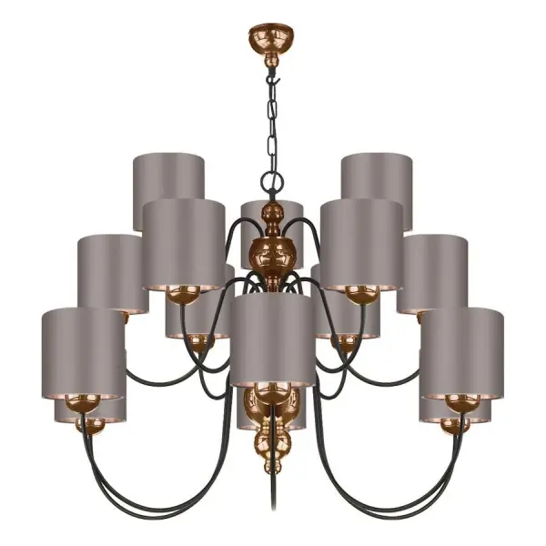 Garbo 15 Light Bronze Complete with Bespoke Shades