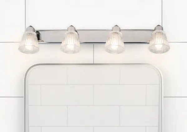 Gatsby 4 Light Bathroom Wall Fitting in Polished Chrome