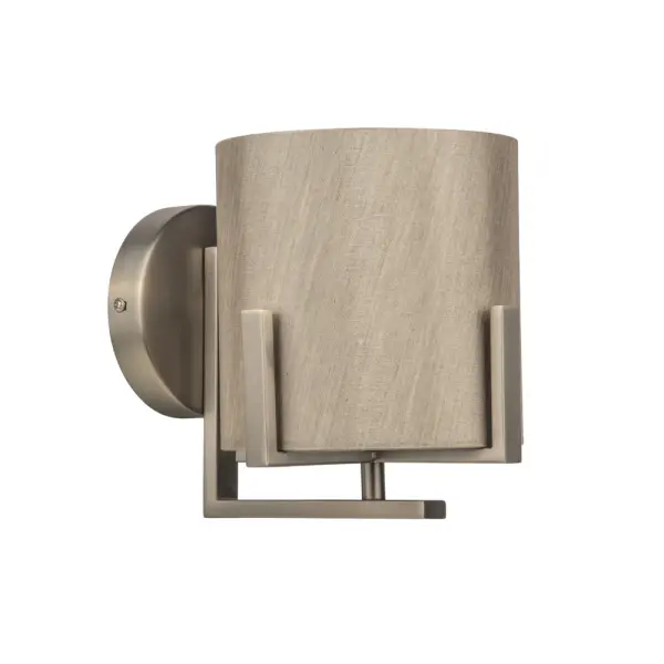 Hadden Satin Chrome Wall Light