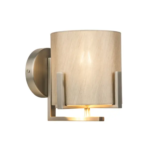 Hadden Satin Chrome Wall Light