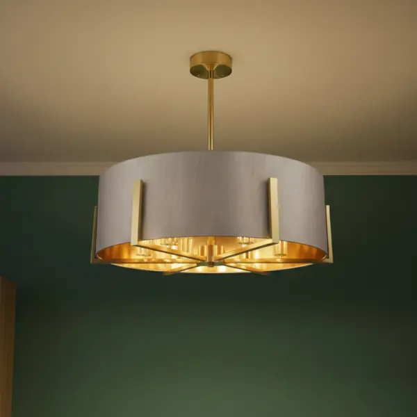 Hadden 6 Light Satin Brass Pendant